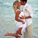 Destination Wedding Kiss of Melissa & Ryan